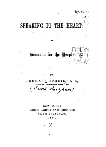 Speaking to the heart