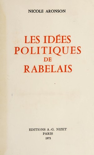 Les idées politiques de Rabelais.