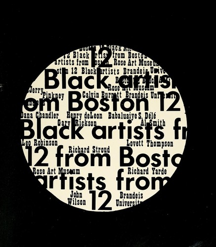 The Afro-American Organization presents 12 black artists from Boston