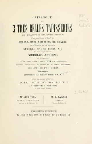 3 très belles tapisseries.