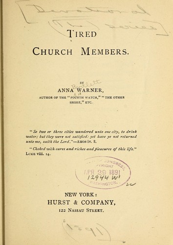 Tired church members