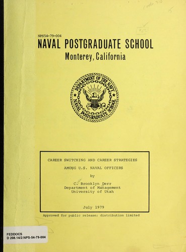 Career switching and career strategies among U.S. naval officers