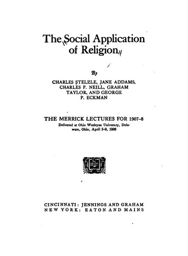 The Social application of religion.