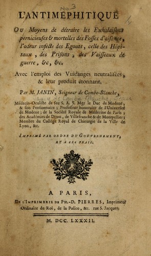 L'antiméphitique