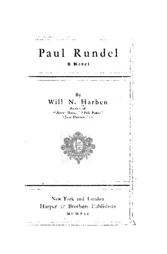 Paul Rundel: A Novel