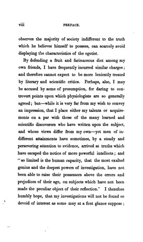 Fruits and farinacea the proper food of man