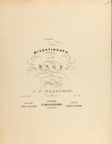 Divertimento for the harp