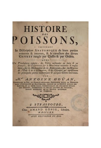 Histoire des poissons