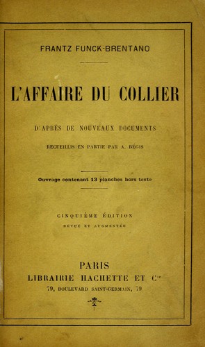 L'affaire du collier