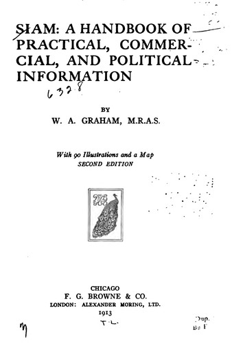 Siam: a handbook of practical, commercial, and political information