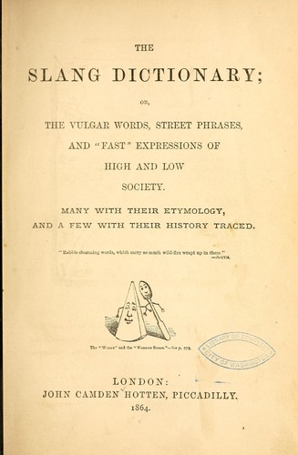 The slang dictionary