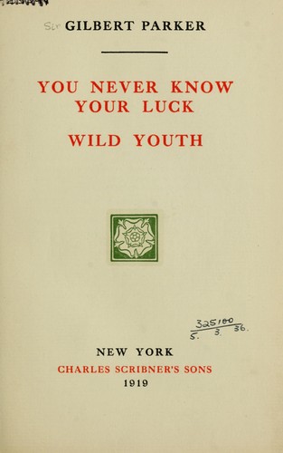 You never know your luck