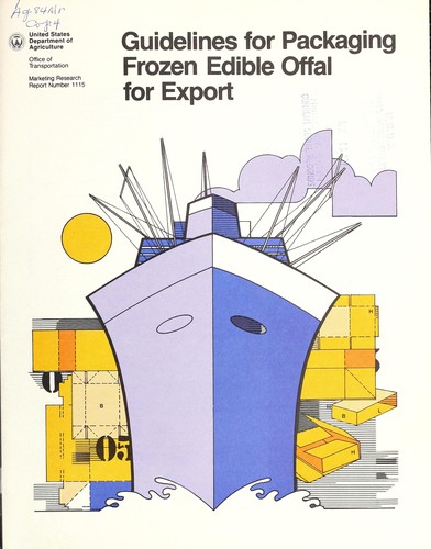 Guidelines for packaging frozen edible offal for export.