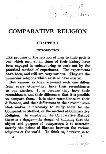 Comparative religion