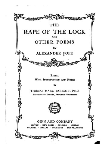 The Rape of the Lock