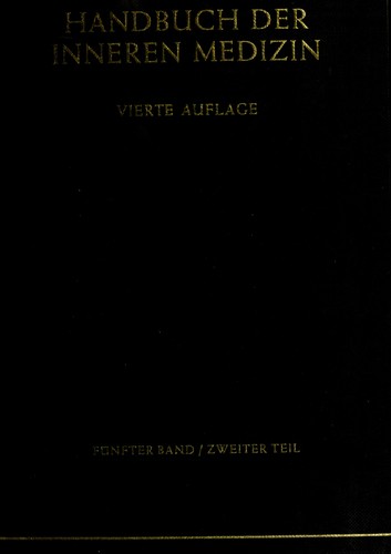 Handbuch der inneren Medizin