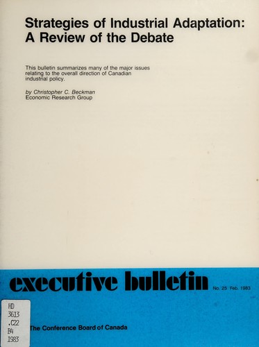 Strategies of industrial adaptation