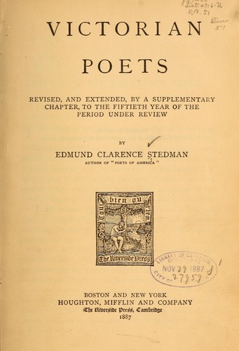 Victorian Anthology 1837-1895