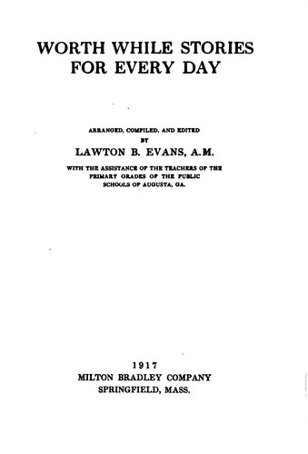 Worth while stories for every day