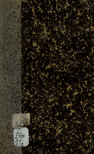 Archivo bibliográfico hispano-americano lo publica la Libreria general de Victoriano Suarez