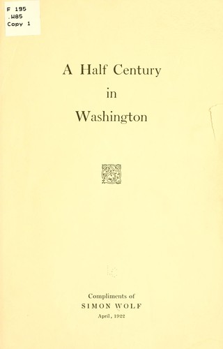 A half century in Washington