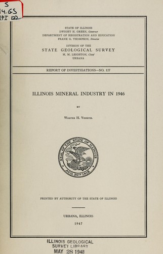 Illinois mineral industry in 1946