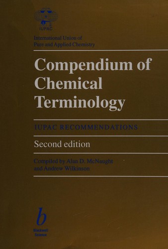 Compendium of chemical terminology