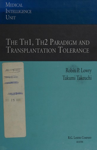 The Th1, Th2 paradigm and transplantation tolerance