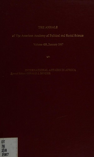 International Affairs in Africa (Annals of the American Academy of Political and Social Science)