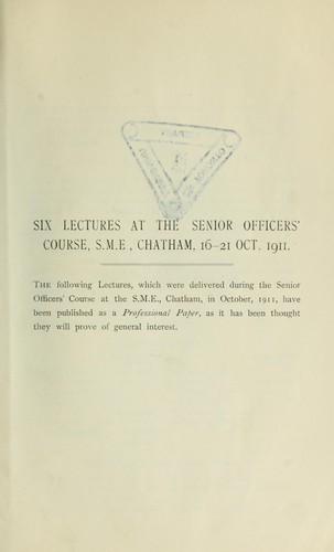 Professional papers of the Corps of Royal Engineers