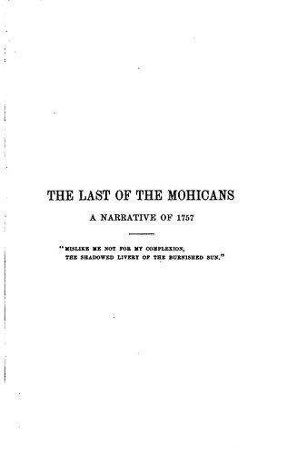 The Last of the Mohicans