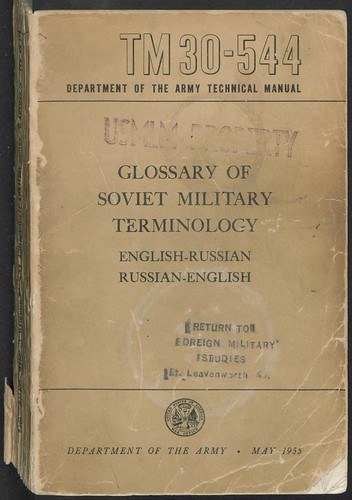 Glossary Of Soviet Military Terminology