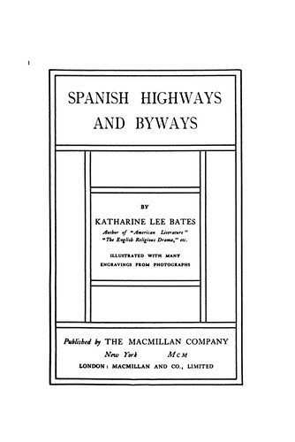 Spanish highways and byways