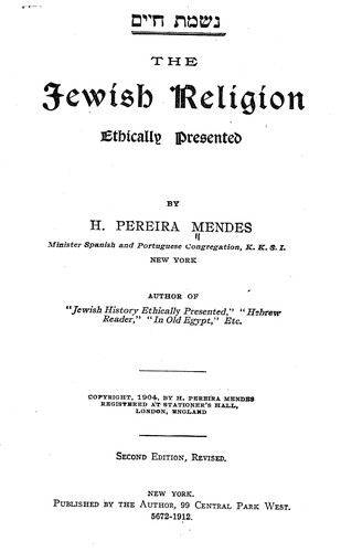 The Jewish religion