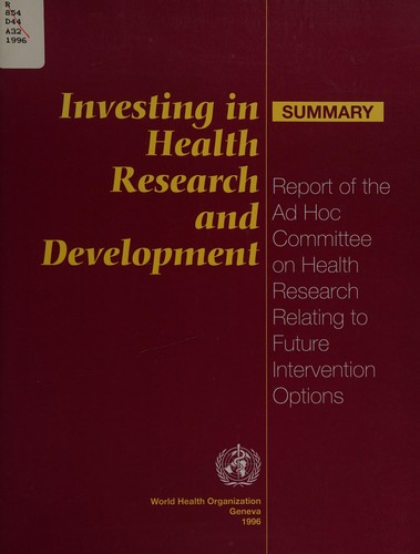 Investing in health research and development