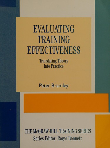 Evaluating training effectiveness