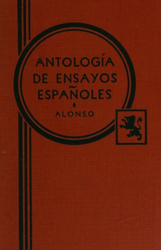 Antologia de ensayos espanoles