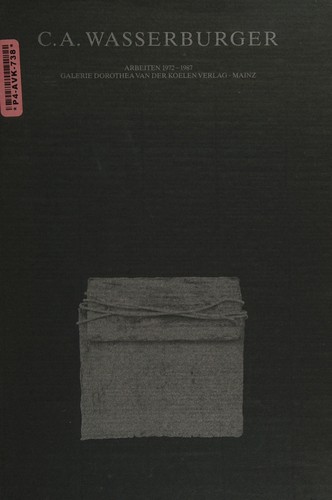 C.A. Wasserburger, arbeiten 1972-1987