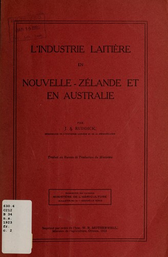 L'industrie laitière en Nouvelle-Zélande et en Australie
