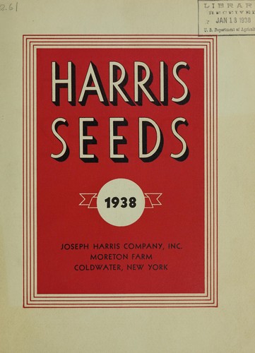 Harris seeds, 1938