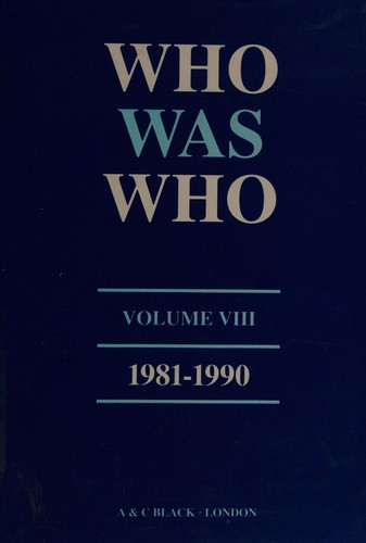 Who Was Who (Reference)