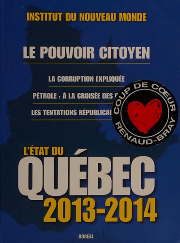 L'état Du Québec, 2013-2014