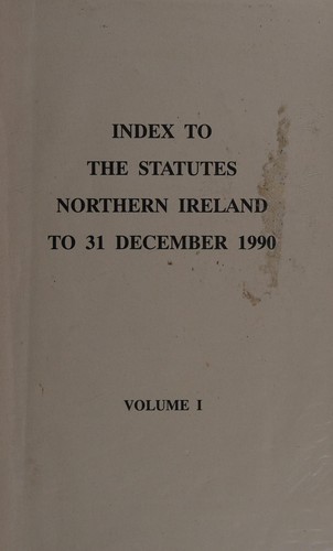 Index to the Statutes