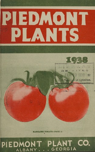 Piedmont plants, 1938