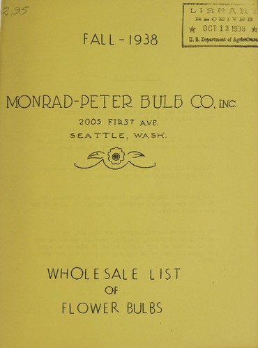 Wholesale list of flower bulbs