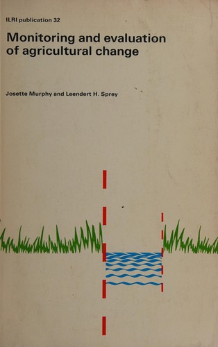 Monitoring and evaluation of agricultural change