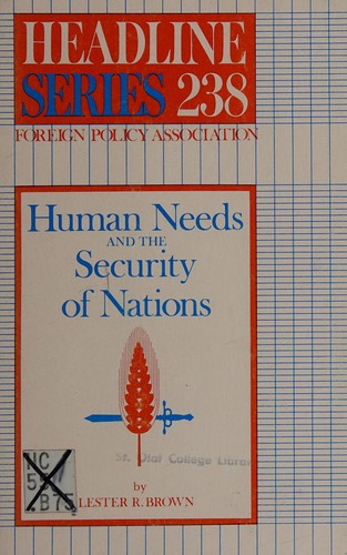 Human needs and the security of nations