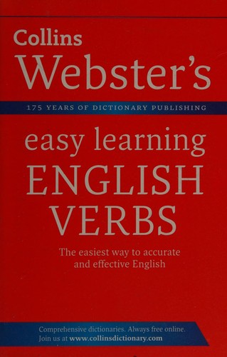 Collins Webster's easy learning English verbs
