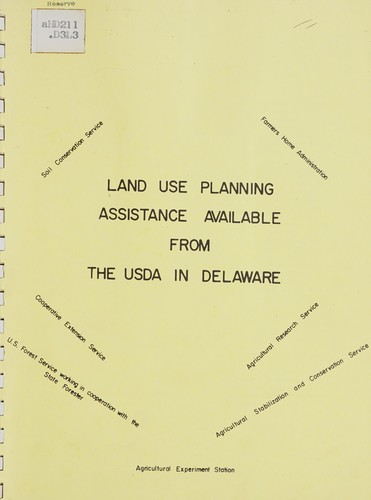 Land use planning assistance available from the USDA in Delaware