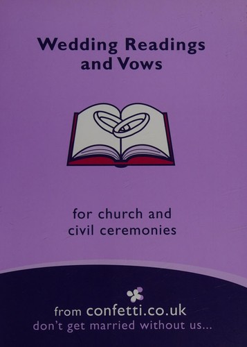 Wedding readings and vows